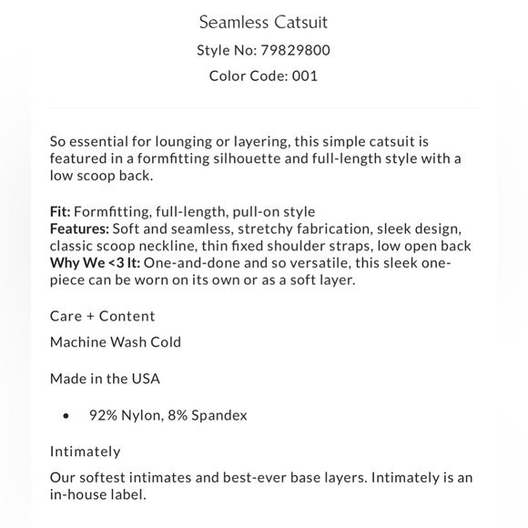 Free People Seamless Catsuit - Picture 5 of 5